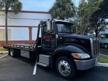2019 PETERBILT, MODEL: 337 FLATBED CAR CARRIER/TOW TRUCK,