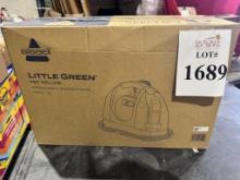 BISSELL LITTLE GREEN PET DELUXE CLEANER, NEW