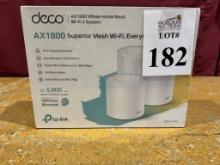 DECO AX1800 WHOLE HOME MESH WI-FI 6 SYSTEM