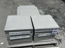 LOT CONSISTING OF ASSORTED SIZE SHELL STONE TILES