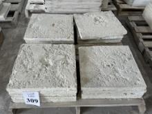 LOT CONSISTING OF SHELL STONE TILES