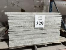 LOT CONSISTING OF SHELL STONE TILES