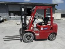TAILIFT 25 DIESEL FORKLIFT, THREE STAGE MAST