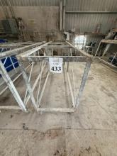 FABRICATION CART ON CASTERS (METAL, HEAVY DUTY)