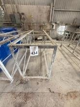 FABRICATION CART ON CASTERS (METAL, HEAVY DUTY)
