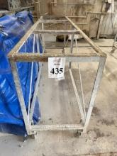 FABRICATION CART ON CASTERS (METAL, HEAVY DUTY)
