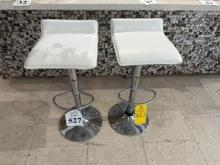VINYL AIR LIFT ADJUSTABLE SWIVEL BAR STOOLS