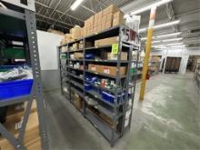 CONTENTS OF (6) SHELVING UNITS