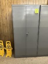 2-DOOR METAL STORAGE CABINET