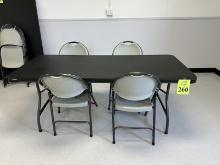 LIFETIME 6' PLASTIC FOLDING TABLE