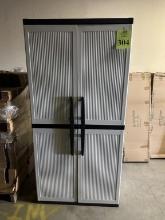 2-DOOR PLASTIC STORAGE CABINET