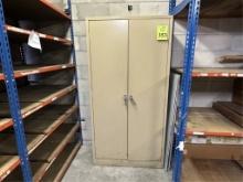 2-DOOR METAL STORAGE CABINET