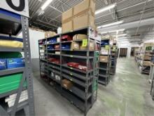 CONTENTS OF (6) SHELVING UNITS