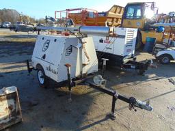 Pull type light plant, Yanmar diesel, Hours: 7631
