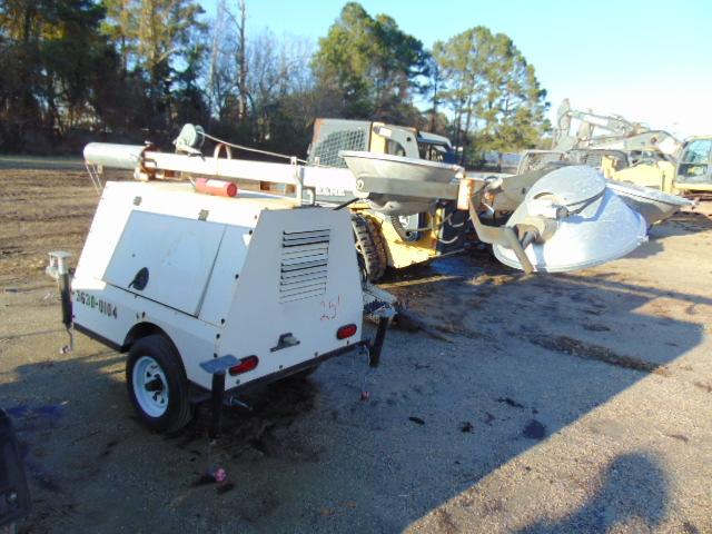 Pull type light plant, Yanmar diesel, Hours: 7631