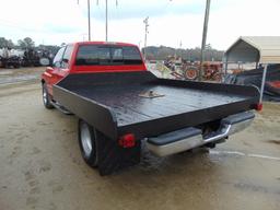 1997 DODGE RAM 2500 VIN:3B7MC33D7VM526378 ext. cab with flat bed, wood floo