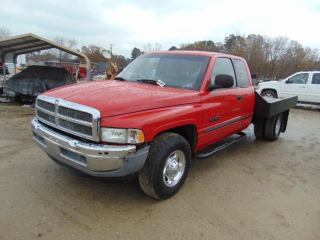 1997 DODGE RAM 2500 VIN:3B7MC33D7VM526378 ext. cab with flat bed, wood floo