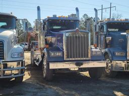 2015 KENWORTH W900L ISX Cummins 10sp Fuller 46k rear locker rear ends 24.5