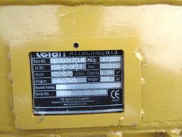 New Teran Skelton Clean-up bucket 42'' for CAT 303 with 7HD TipsPIN40x260MM