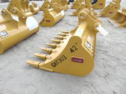 New Teran Skelton Clean-up bucket 42'' for CAT 303 with 7HD TipsPIN40x260MM