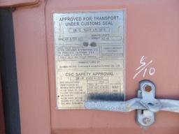20' Sea Container S/N: TCJKU2929773