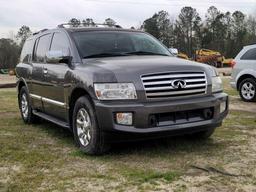 2006 INFINITI QX56 VIN:5N3AA08C16N810056 5.6L engine, A/T, power windows,power locks, sunroof,