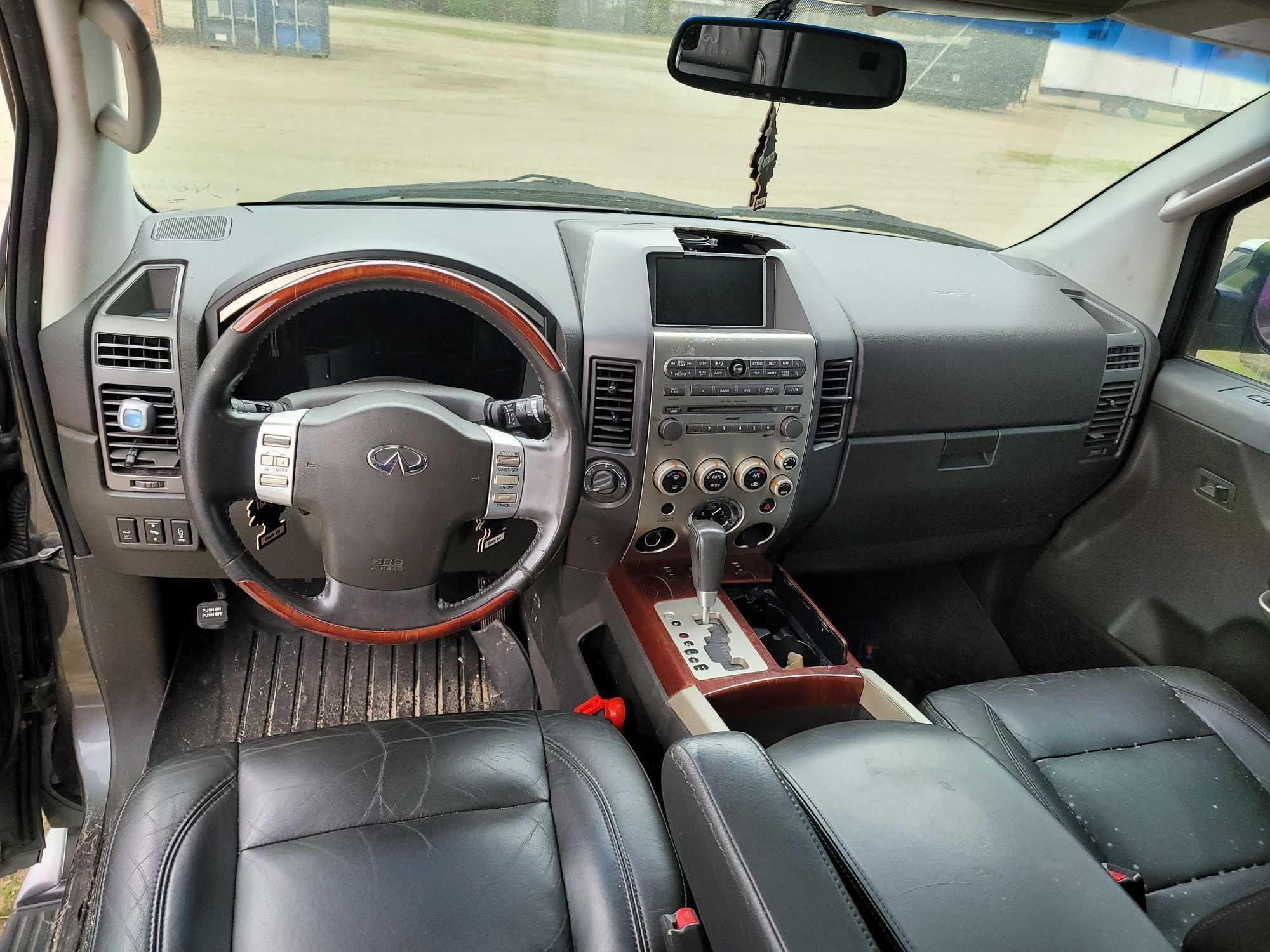2006 INFINITI QX56 VIN:5N3AA08C16N810056 5.6L engine, A/T, power windows,power locks, sunroof,