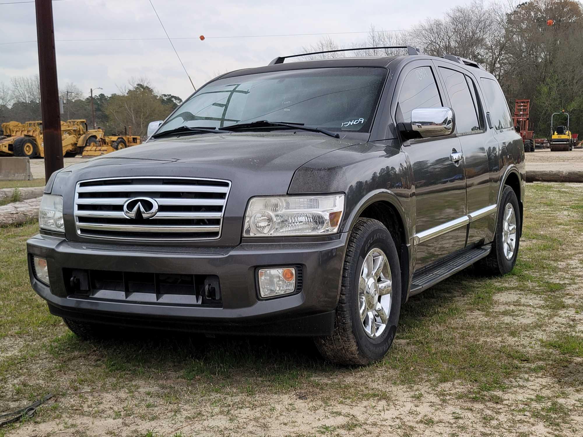 2006 INFINITI QX56 VIN:5N3AA08C16N810056 5.6L engine, A/T, power windows,power locks, sunroof,