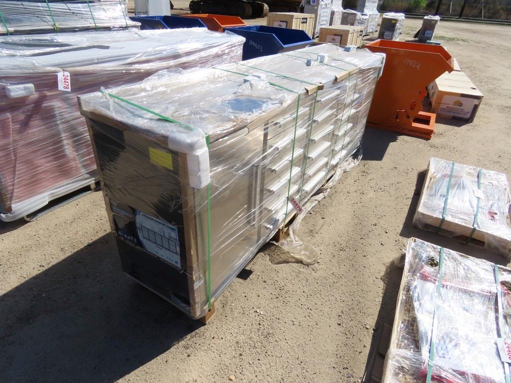 Chery workbench & toolbox 10ft 18drawers stainless steel