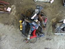 Pile of drills & paint gun