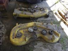 (2) John Deere mower decks