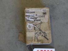 Craftsman drill bit grinding attachment