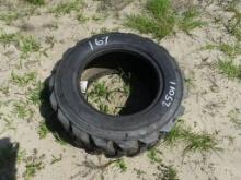 (1) 27x10.50-15 skid steer tire