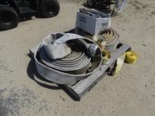 Pallet of fire hose