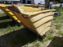 Industrial big plastic material hand cart