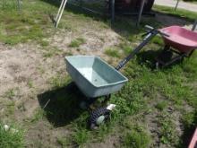 Walk-behind EZ broadcast spreader
