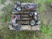 (4) Milwaukee porta band saws