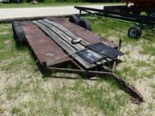 T/A homemade car trailer **No Title**