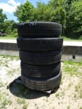 (5) 295/75R22.5 rims & tires