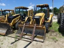 2014 CAT 416F2 4x4 loader/backhoe, ROPS, CAT 4.4 Acert (88 hp) engine, work lights, 1.25 yd loader b