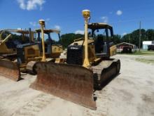 CAT D5K XL Dozer, 4post open cab, 20inch steel tracks, 116inch 6way blade w/Trimble CB460 controller