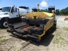 2019 WEILER P385B track type asphalt paver, sn LKB002925, CAT C3.4B (100 hp) diesel engine, spray do