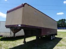 Gooseneck T/A Cargo trailer, 8lug axles, s/n: 1KZ602E2XDW003322 **NO TITLE**
