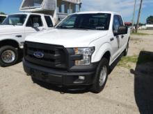 2016 FORD F150 XL Entended Cab Pickup, 4x4, 5ft bed, EcoBoost V6 engine, cloth interior, power windo