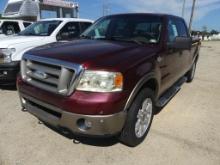2006 FORD F150 King Ranch 4door Pickup, 6ft bed, 5.4L gas engine, A/T, power windows, power locks, l