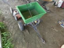 Pull-type green spreader