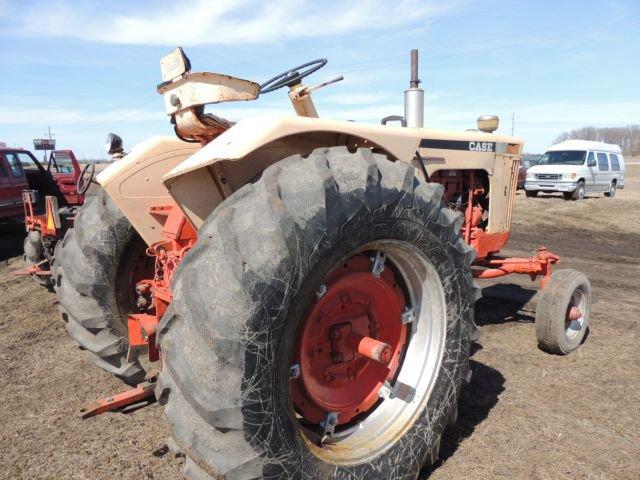 case 730 gas tractor, wide front, row crop, comfort king, gas, 8322365