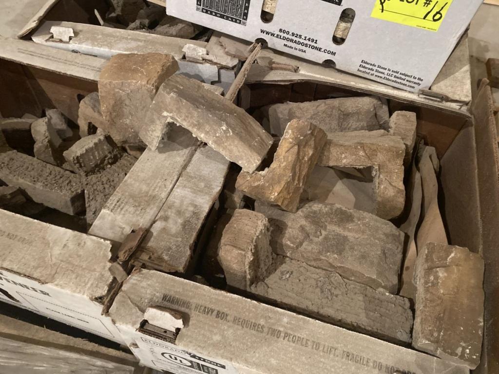 3 pallets Of Cliffstone Architectural stone