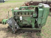 1 John Deere Engine off 6600 Combine (M)