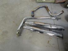 Vanzen Heim Chrome Exhaust Pipes (M)